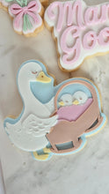 Cargar imagen en el visor de la galería, Mother Goose with Baby Bassinet Debosser and Cutter STL File or physical procuct available