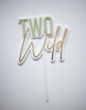 Load image into Gallery viewer, Two Wild Cake Topper