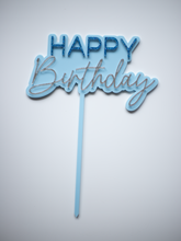 Load image into Gallery viewer, Happy Birthday Cake Topper