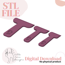 Cargar imagen en el visor de la galería, Fondant Scrapers - STL Files