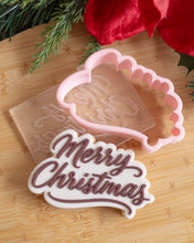Charger l'image dans la galerie, Merry Christmas debosser and Cutter STL File or physical product available