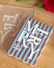 Charger l'image dans la galerie, Merry and Bright debosser and Cutter STL File or physical product available