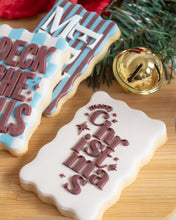 Cargar imagen en el visor de la galería, Merry Christmas debosser and Cutter STL File or physical product available