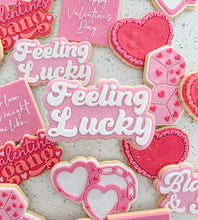 Load image into Gallery viewer, Feeling Lucky debosser and cutter STL File or physical procuct available