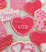 Load image into Gallery viewer, Ruffle Heart debosser and cutter - To, From or Blank STL File or physical procuct available