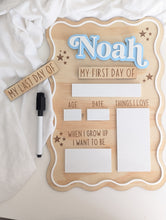 Load image into Gallery viewer, Back to School board with interchangable names