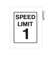 Load image into Gallery viewer, Speed Limit Rectangle Debosser and Cutter STL File or physical procuct available