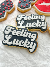 Load image into Gallery viewer, Feeling Lucky debosser and cutter STL File or physical procuct available