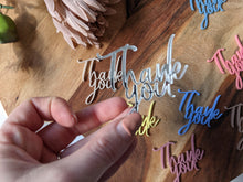 Load image into Gallery viewer, Thank you Cupcake Topper