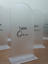 Load image into Gallery viewer, Skinny Arch table Numbers