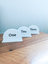 Load image into Gallery viewer, Short Arch table Numbers