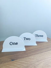 Load image into Gallery viewer, Short Arch table Numbers