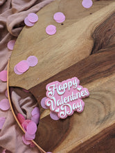 Load image into Gallery viewer, Retro Happy Valentines Day Debosser and cutter STL File or physical procuct available