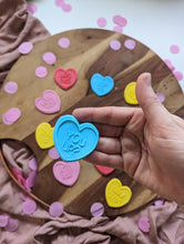 Load image into Gallery viewer, Candy Heart Debossers and mini Cutter