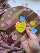 Load image into Gallery viewer, Candy Heart Debossers and mini Cutter