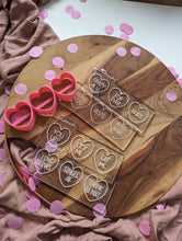 Load image into Gallery viewer, Candy Heart Debossers and mini Cutter