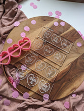 Load image into Gallery viewer, Candy Heart Debossers and mini Cutter