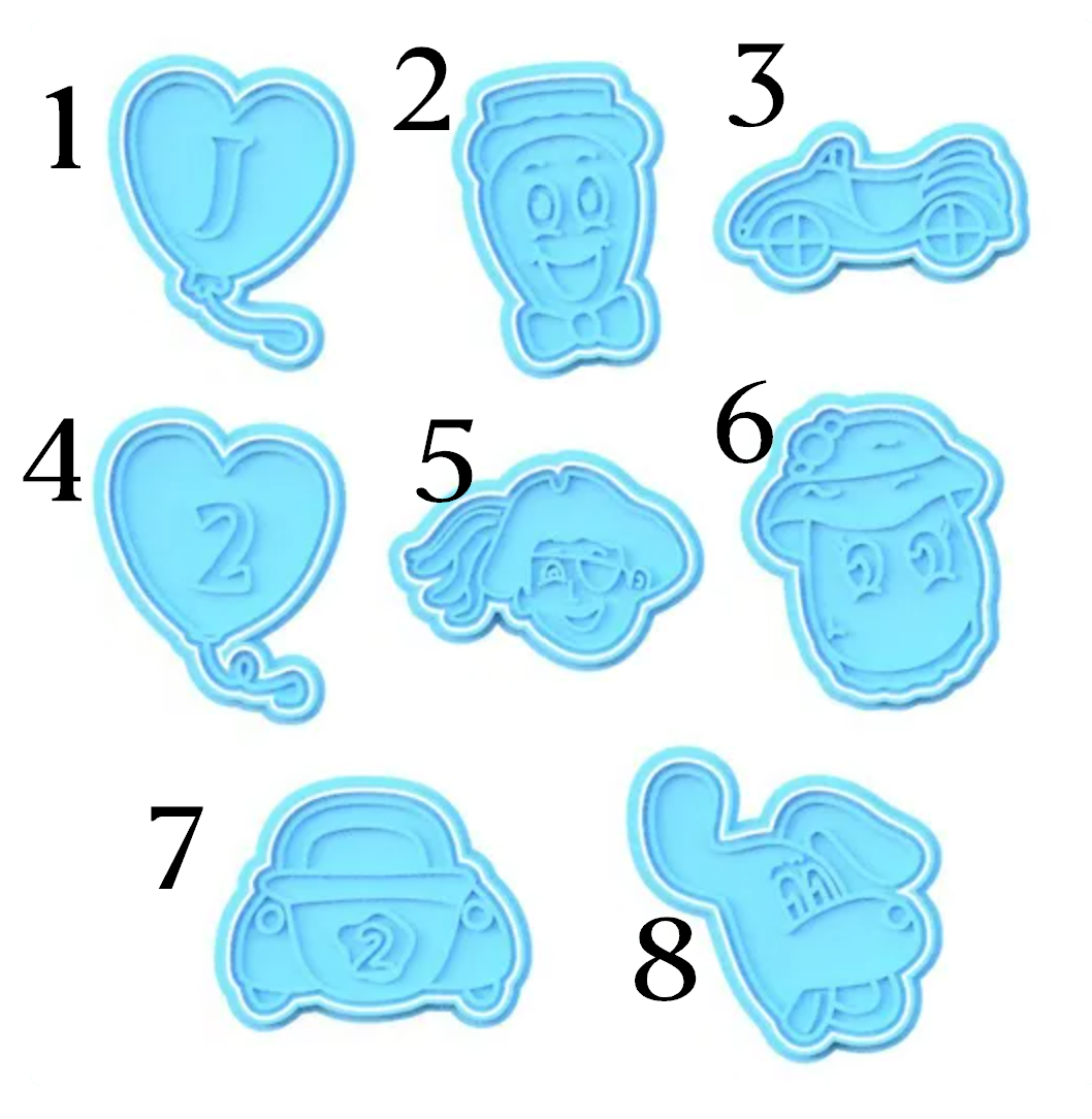 Wiggles cookie cutters Little Luna Designs Australia