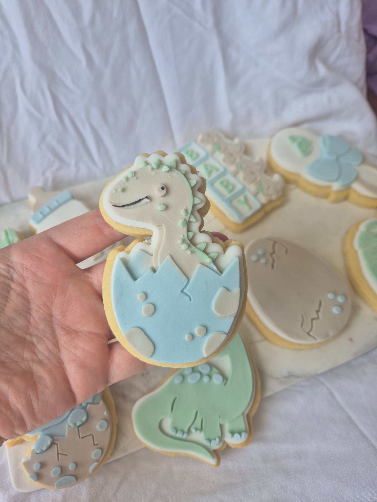 T-Rex in egg Debosser and Cutter STL File or physical procuct available