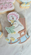 Load image into Gallery viewer, Mother Goose in Rocking Chair Debosser and Cutter STL File or physical procuct available
