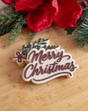 Charger l'image dans la galerie, Merry Christmas debosser and Cutter STL File or physical product available
