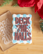Cargar imagen en el visor de la galería, Deck the halls debosser and Cutter STL File or physical product available
