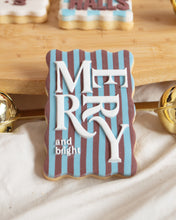 Cargar imagen en el visor de la galería, Merry and Bright debosser and Cutter STL File or physical product available
