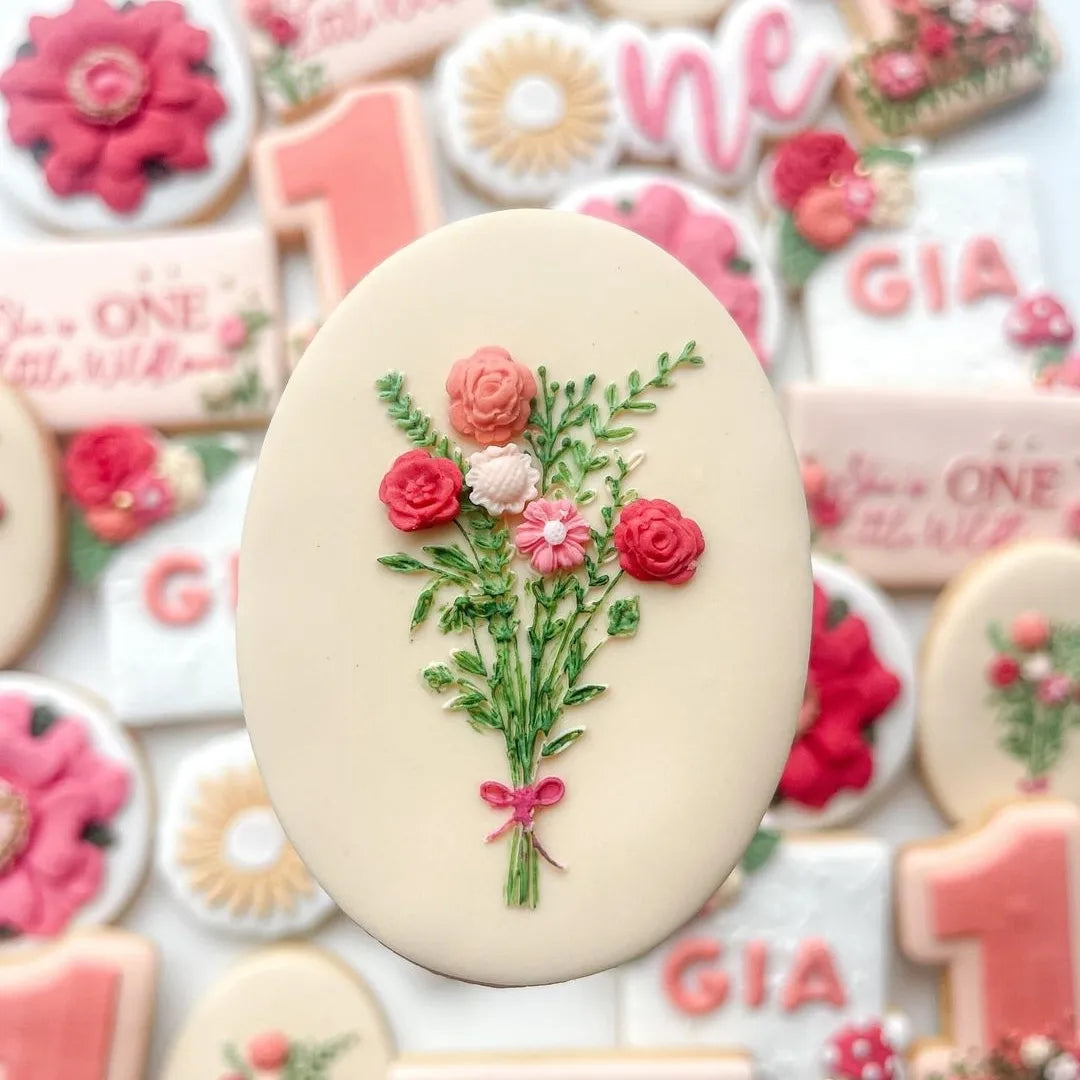 Wildflower Fondant debosser