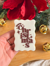 Cargar imagen en el visor de la galería, Merry Christmas debosser and Cutter STL File or physical product available
