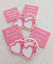 Load image into Gallery viewer, Heart Handcuffs debosser and cutter
