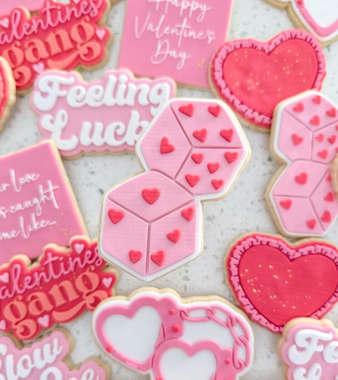 Love Heart Dice Debosser and Cutter STL File or physical procuct available
