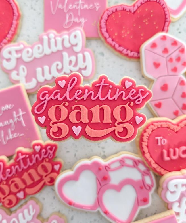Galentines Gang debosser and cutter STL File or physical procuct available