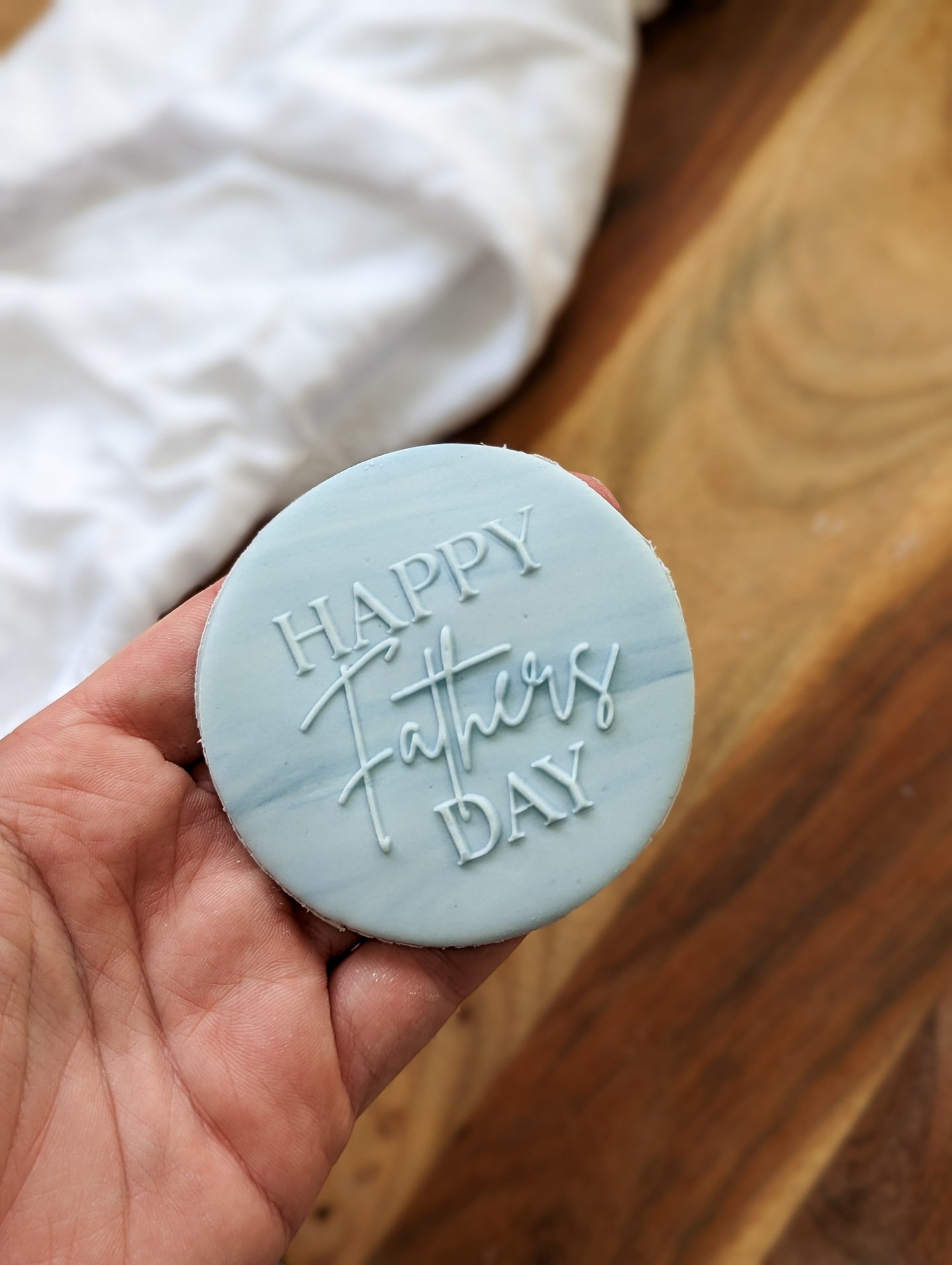 Happy Fathers Day Fondant Debosser