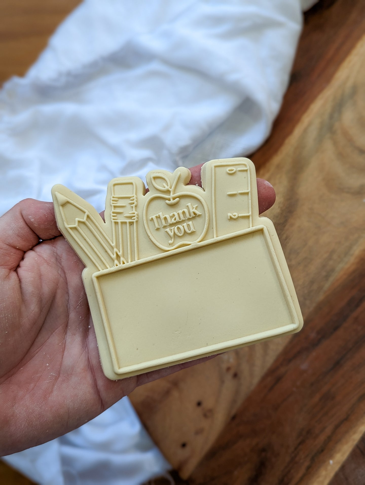 Teacher Thankyou plaque Debosser and Cutter