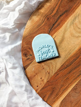 Load image into Gallery viewer, World&#39;s Best Teacher Fondant Debosser
