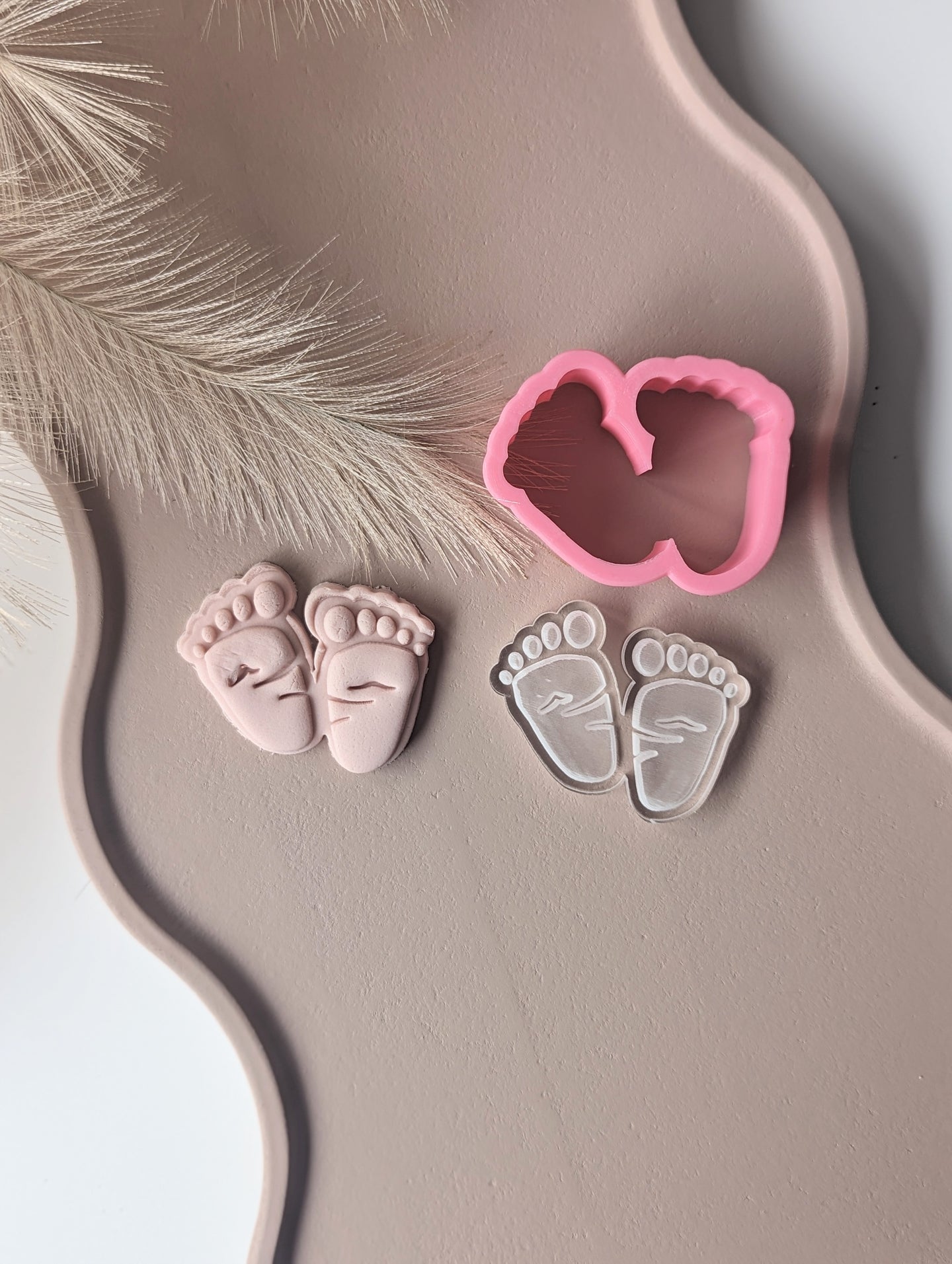 Mini Baby Feet Debosser and Cutter