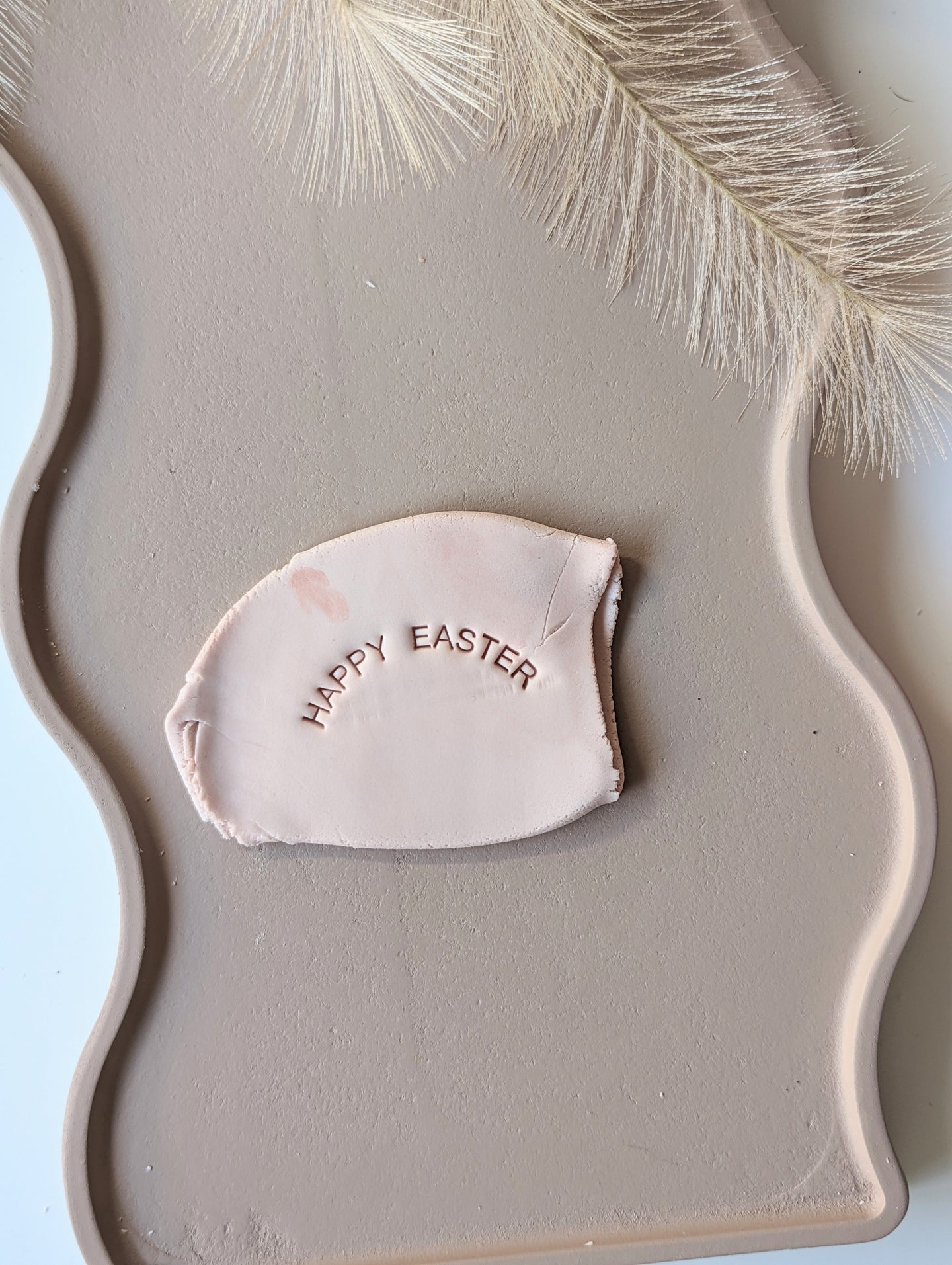 Happy Easter Block Letters Embosser