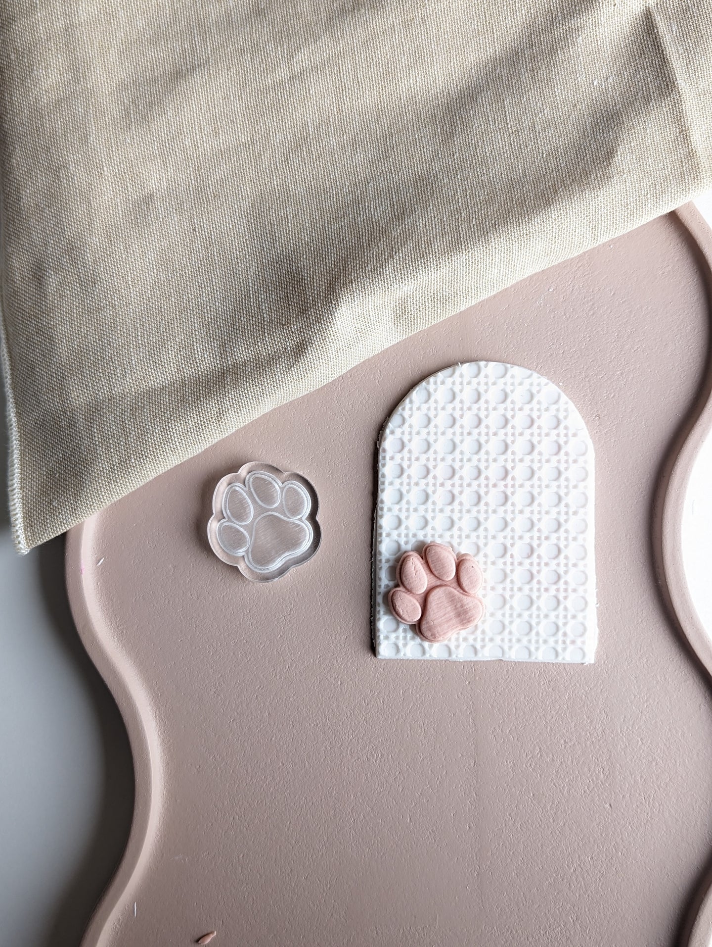 Paw Print Acrylic Mould