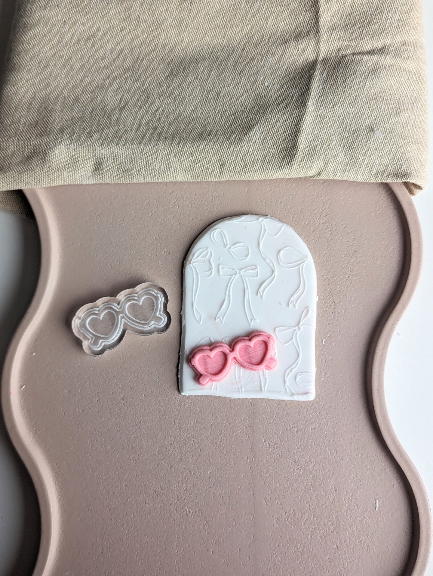 Love Heart Sunglasses Acrylic Mould