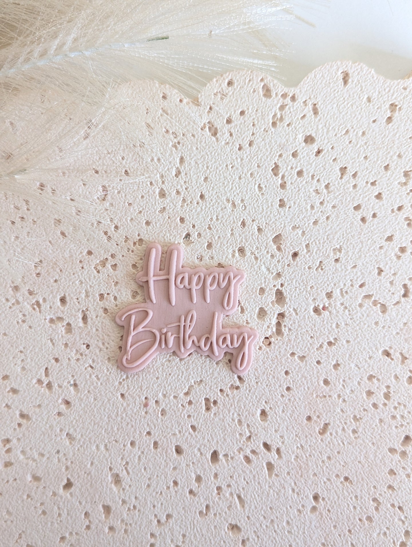 Happy Birthday Acrylic mould