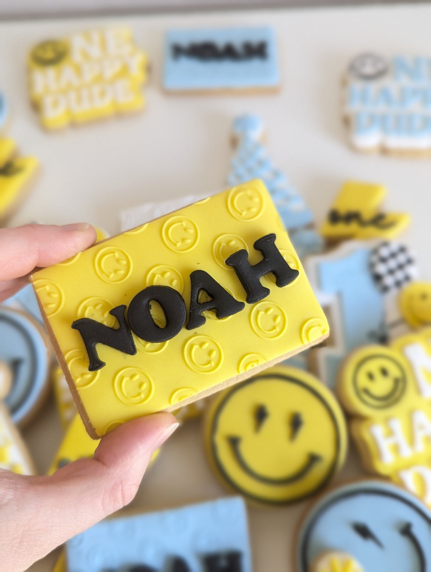 Smiley Face Pattern Debosser