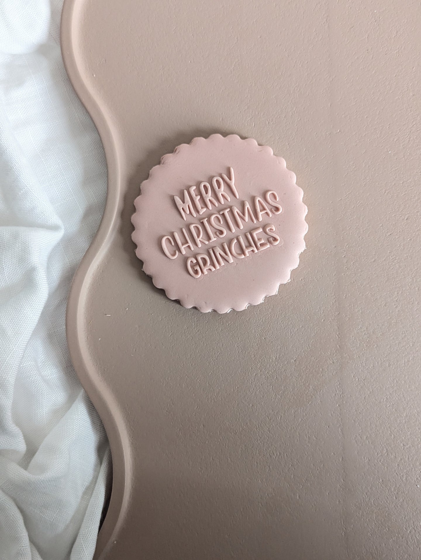 Merry Christmas Grinches Debosser