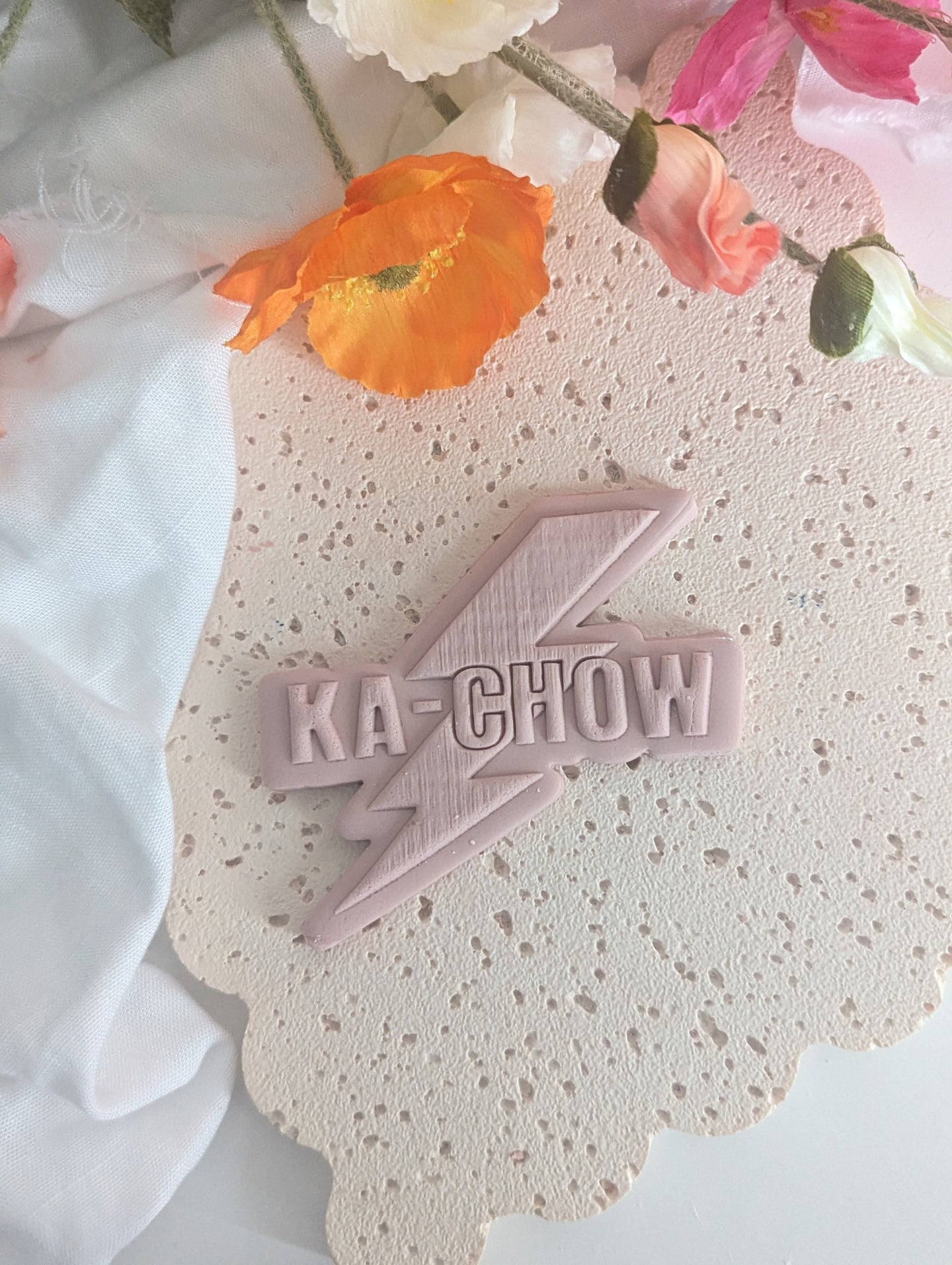 Ka-Chow Lightning Bolt Cars Debosser and Cutter
