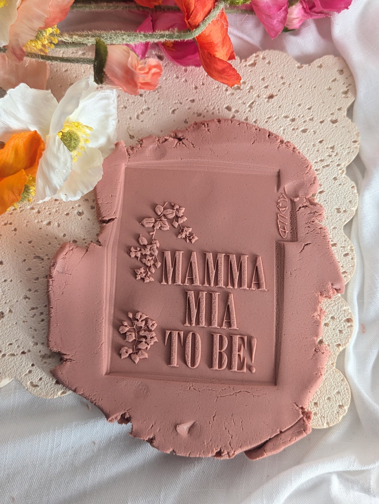Mamma Mia to Be Fondant Debosser