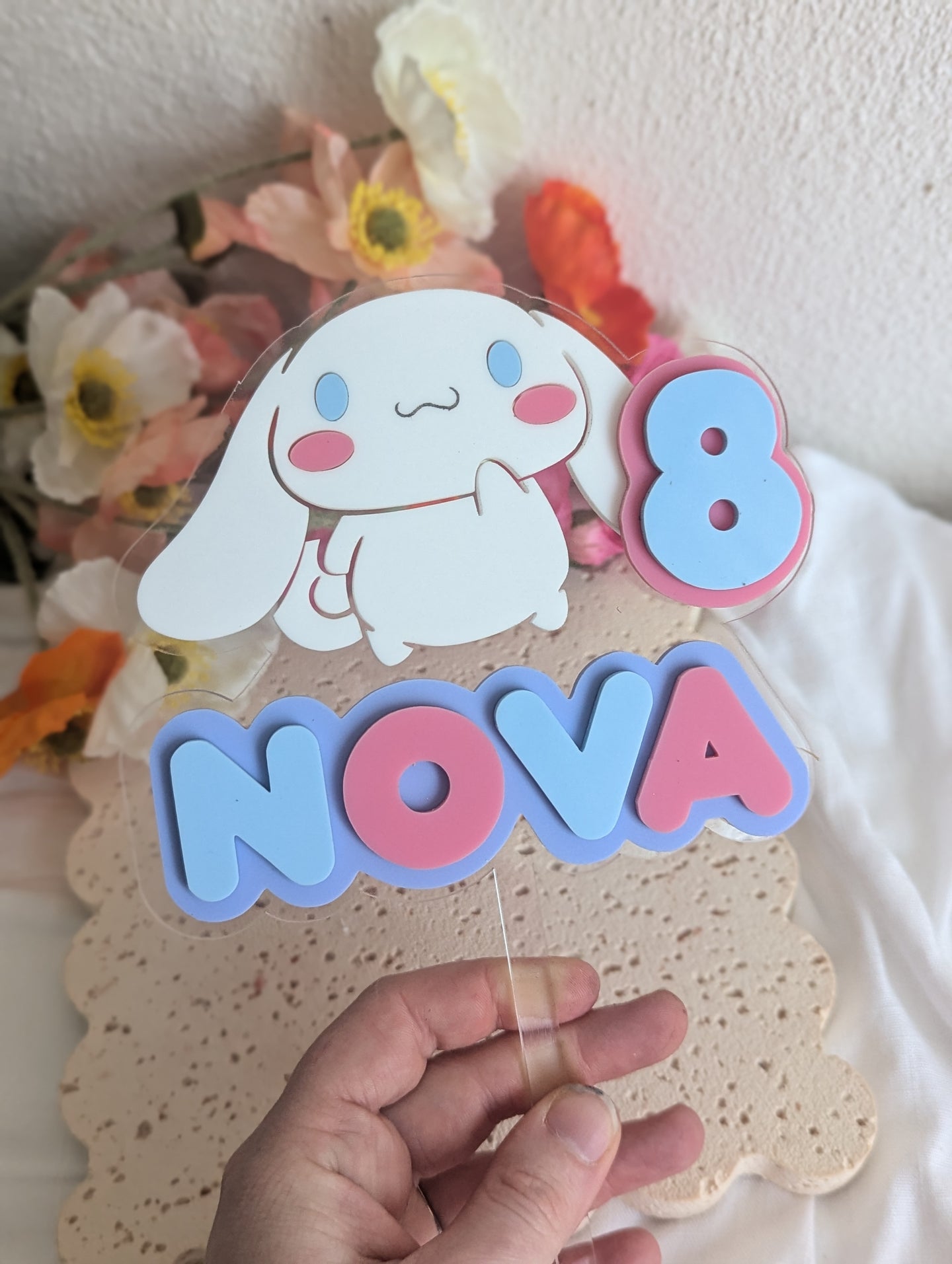 Sanrio  Cinnamoroll personalised Cake Topper