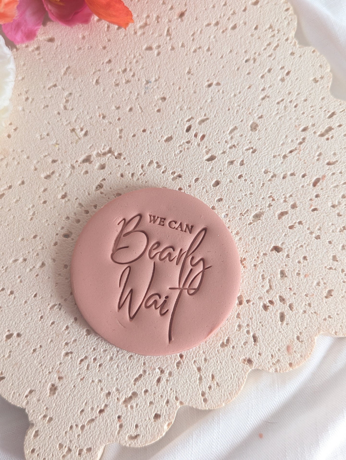 We Can Bearly Wait Fondant Embosser