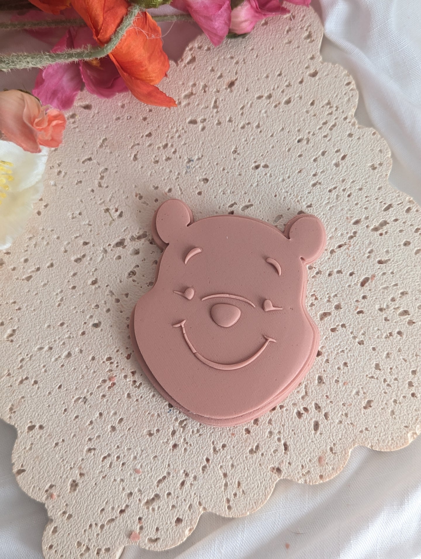 Pooh Bear Head debosser and cutter STL File or physical procuct available