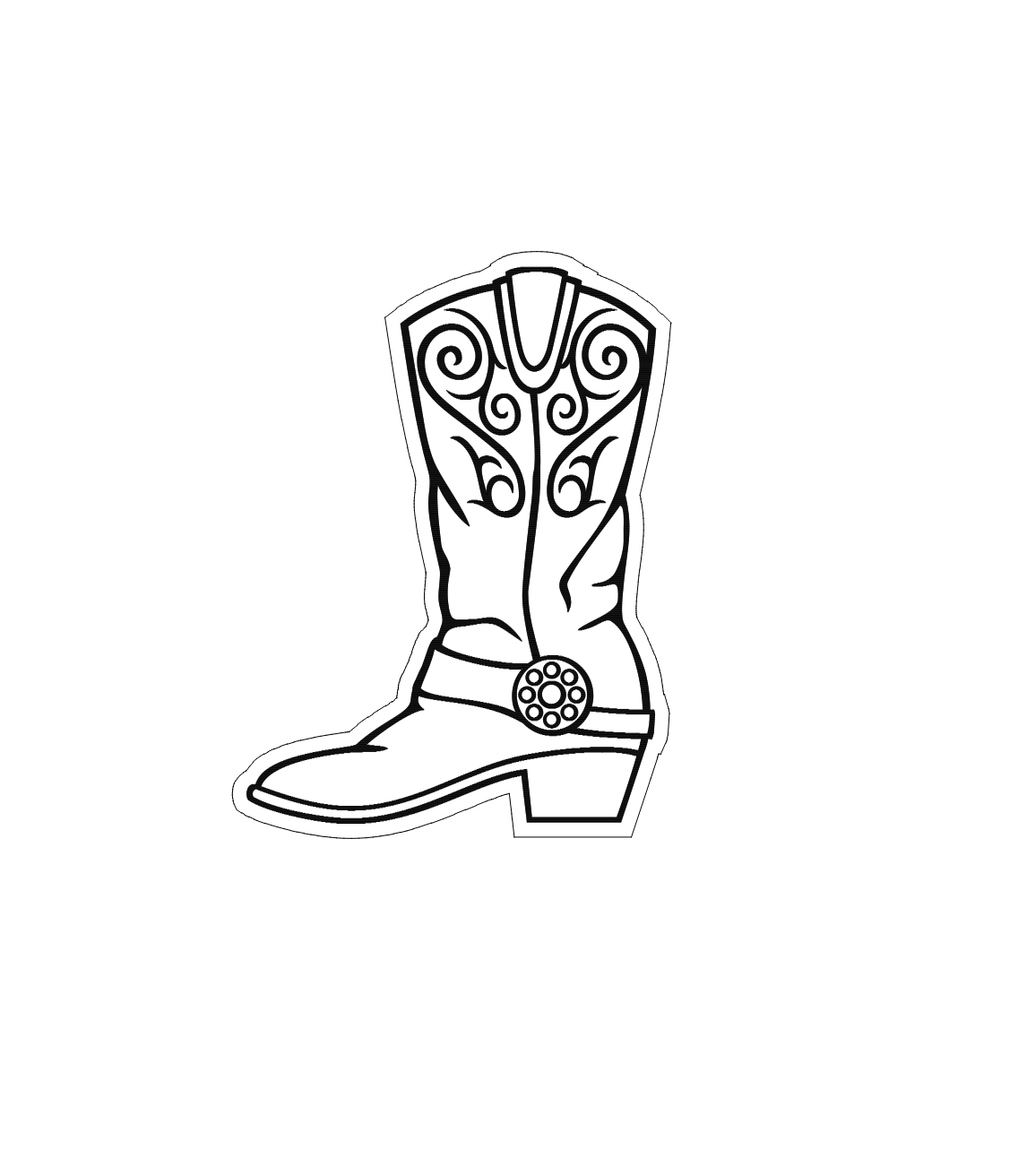 Cowboy Boots Debosser and Cutter