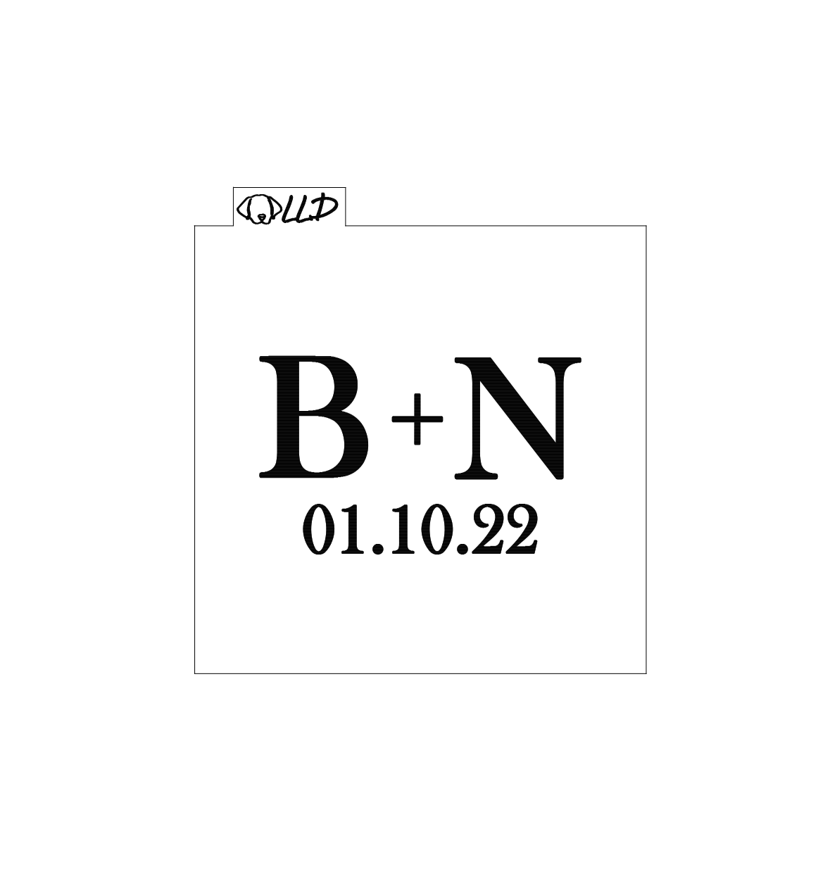 Custom Initial Embosser or Debosser