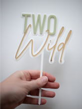 Load image into Gallery viewer, Two Wild Cake Topper
